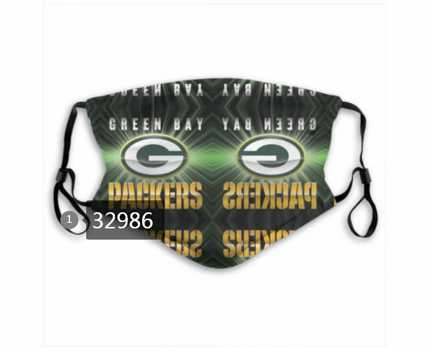 New 2021 NFL Green Bay Packers 120 Dust mask with filter